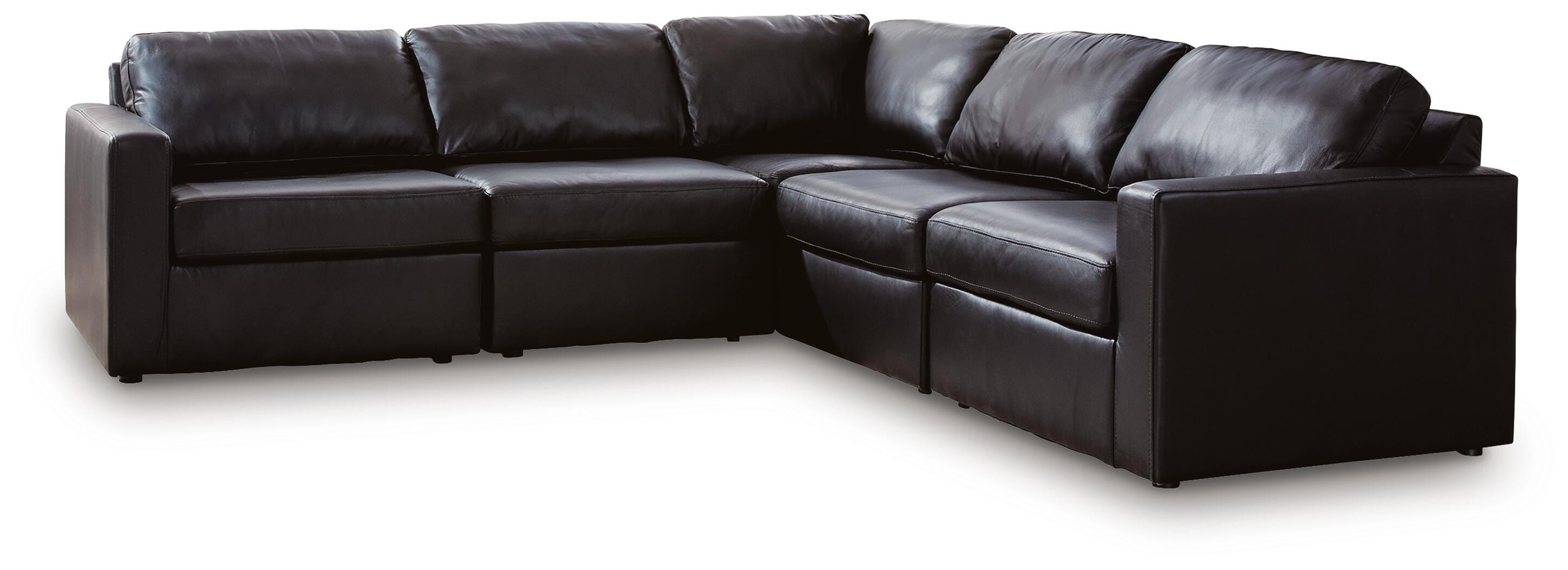 ModMax II 5-Piece Modular Leather Sectional