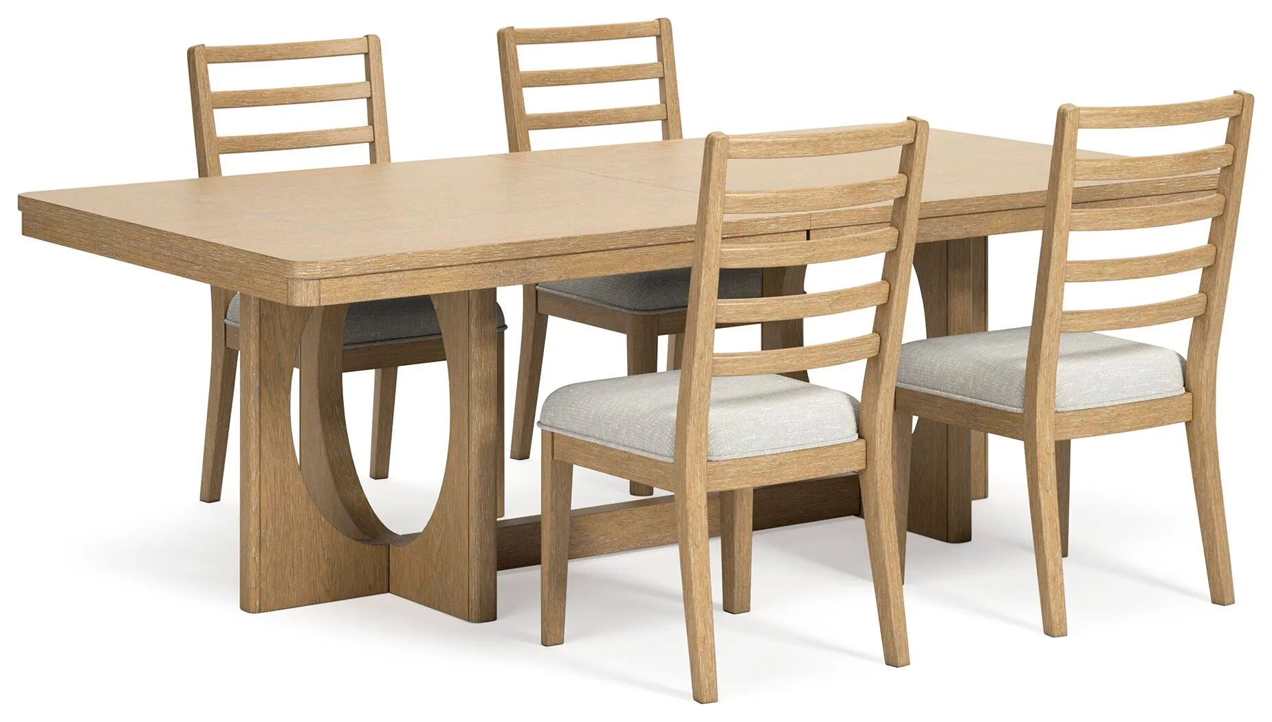 Rencott Dining Table and 4 Chairs