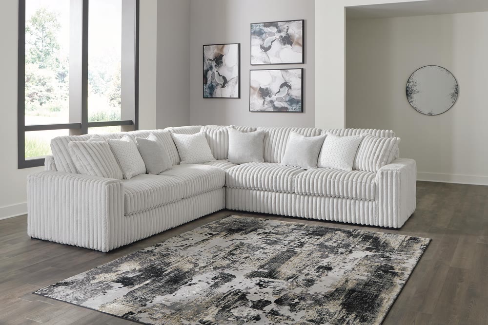 Sectional in a living room